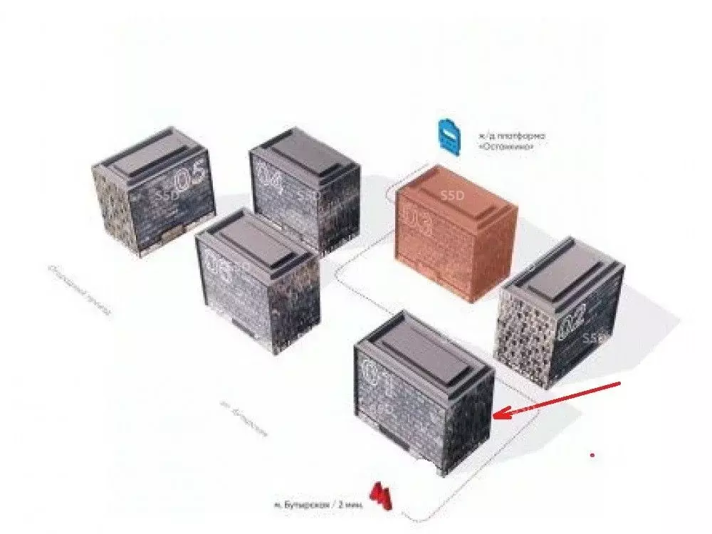 Торговая площадь в Москва Огородный проезд, 16/1с3 (132 м) - Фото 2