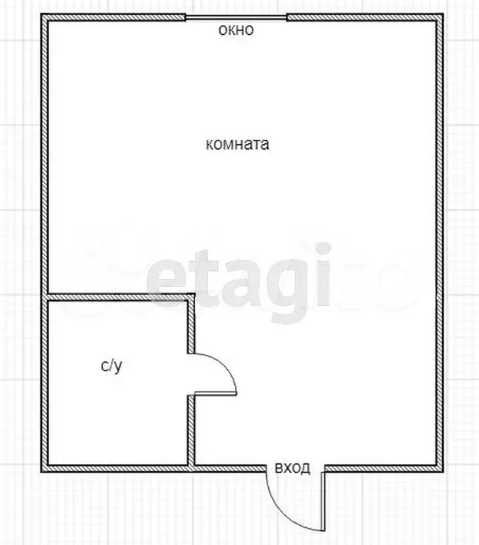 1-к. квартира, 16 м, 3/9 эт. - Фото 0