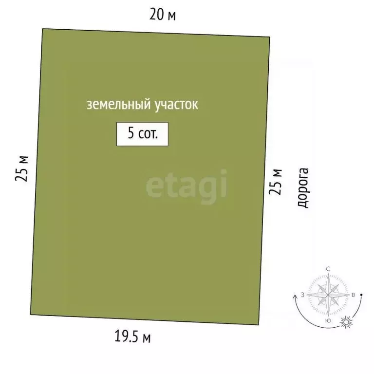 Участок в Тюменская область, Нижнетавдинский муниципальный округ, ... - Фото 2