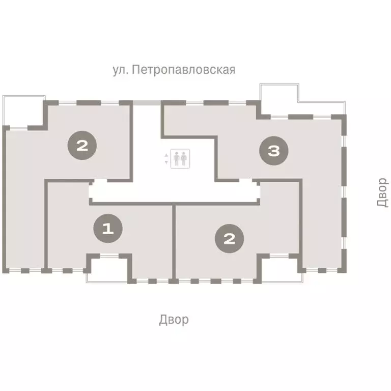 2-комнатная квартира: Новоселье, ЖК Брусника (58.75 м) - Фото 2