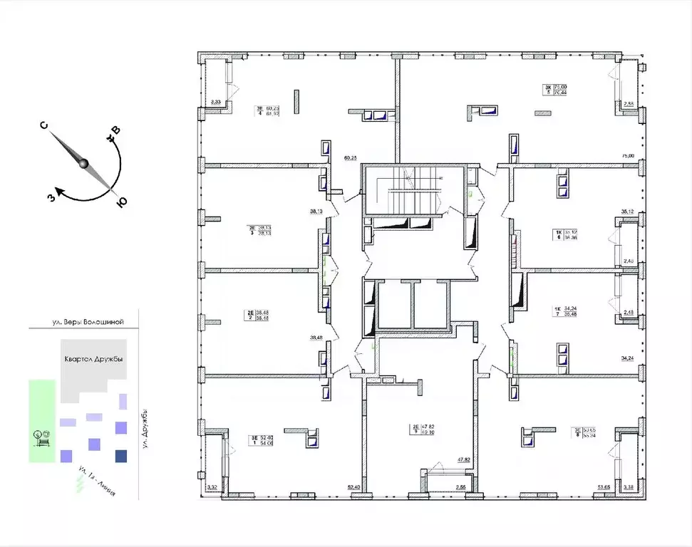 2-к кв. Кемеровская область, Кемерово ул. Дружбы, 11 (38.48 м) - Фото 2