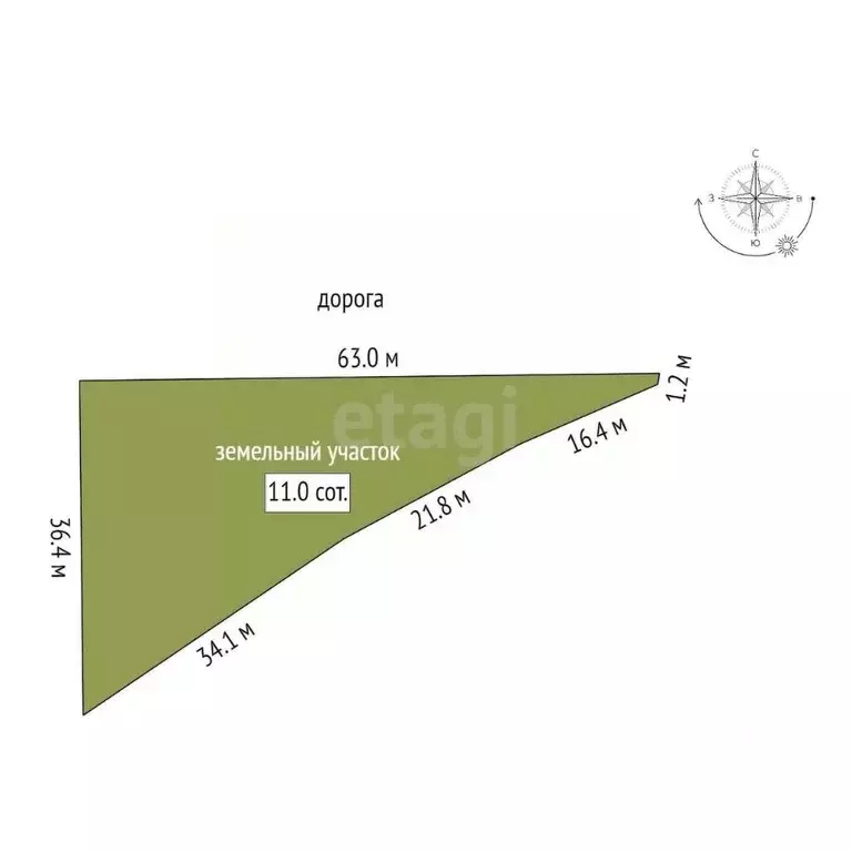 Участок в Ростовская область, Азовский район, Елизаветинское с/пос, ... - Фото 2