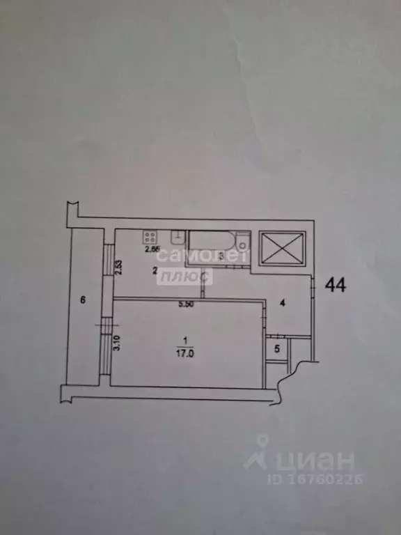 1-к кв. Московская область, Химки Кольцевая ул., 4 (36.9 м) - Фото 2