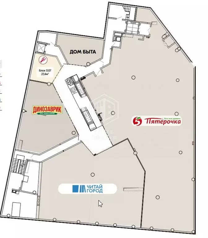 Торговая площадь (27.4 м) - Фото 2