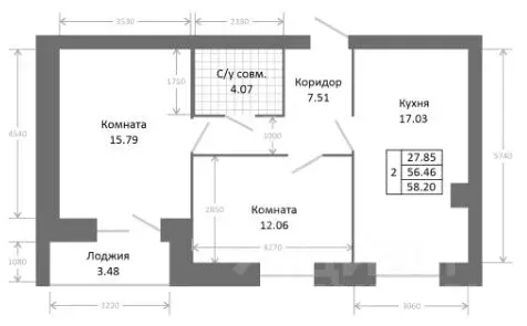 2-к кв. Ярославская область, Ярославский район, Заволжское с/пос, пос. ... - Фото 0