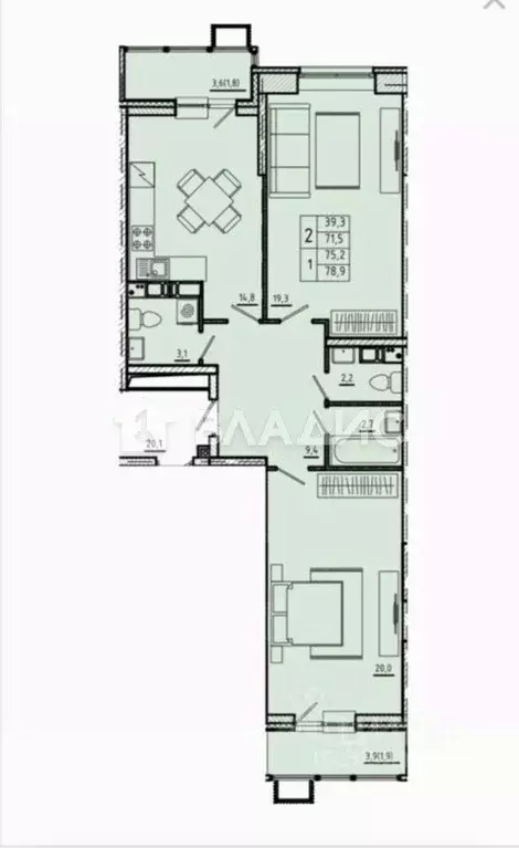 2-к кв. Московская область, Королев Первомайский мкр, Советская ул., ... - Фото 2