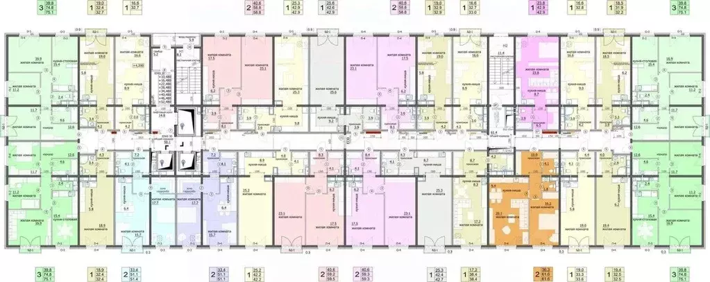 3-к кв. Пензенская область, Пенза ул. Яшиной, 8 (75.1 м) - Фото 1