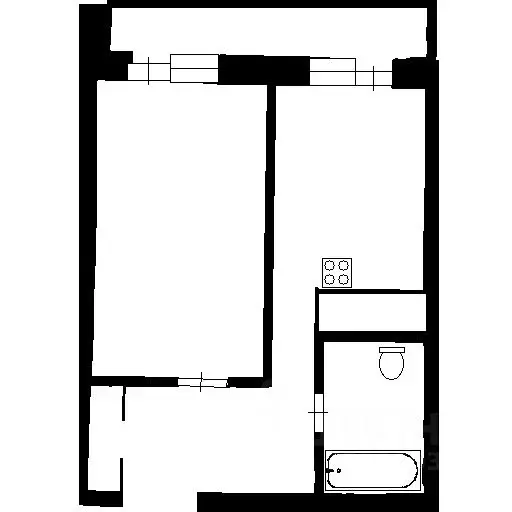 1-к кв. Краснодарский край, Краснодар Кореновская ул., 2к4 (40.0 м) - Фото 1