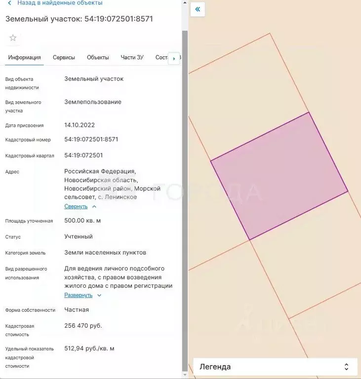 Участок в Новосибирская область, Новосибирский район, Морской ... - Фото 1
