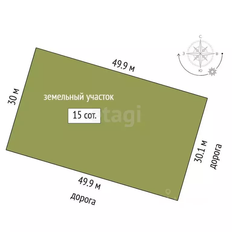 Участок в Тюменская область, Тюменский муниципальный округ, с. Кулига ... - Фото 2