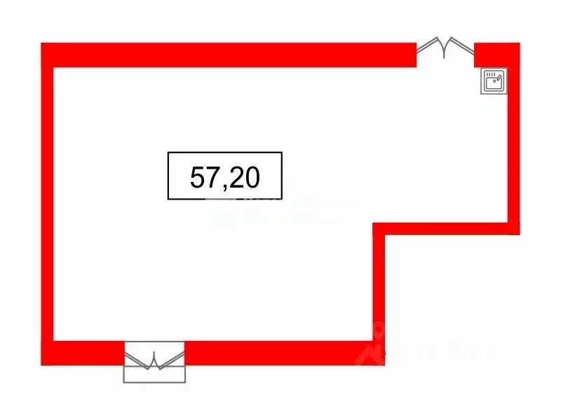 Торговая площадь в Ленинградская область, Гатчина ул. Куприна, 10/18 ... - Фото 2