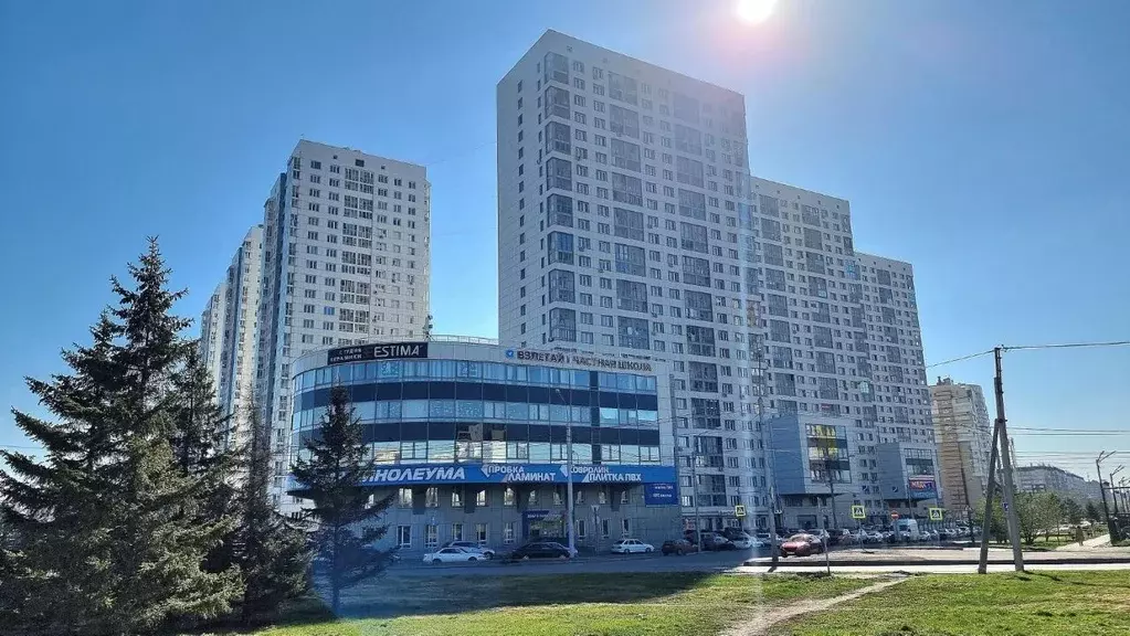1-к кв. Красноярский край, Красноярск Взлетка мкр, ул. Батурина, 36 ... - Фото 0