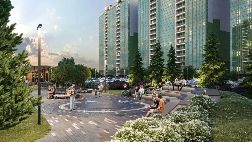 1-к кв. Красноярский край, Красноярск Нанжуль-Солнечный мкр, Аллея ... - Фото 2