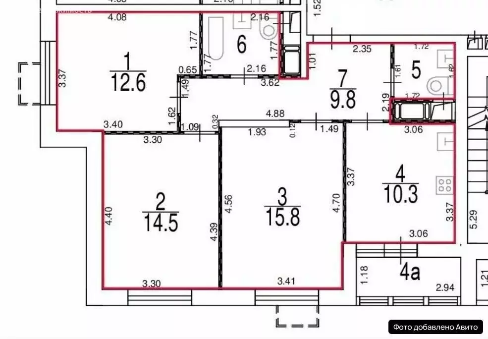 3-комнатная квартира: Москва, улица Вилиса Лациса, 38к1 (70 м) - Фото 2