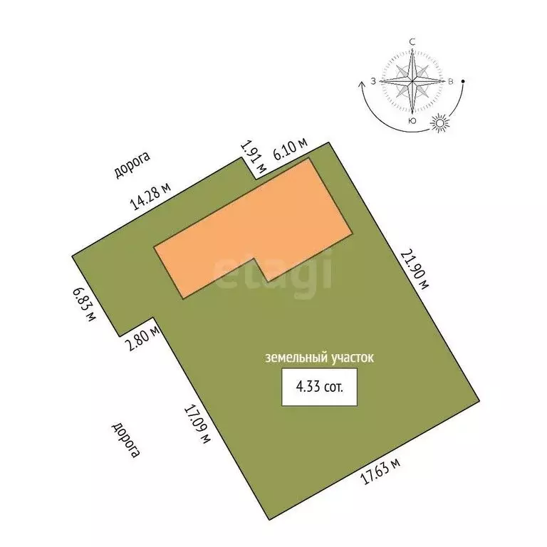 Дом в Троицк, улица имени В.С. Русяева (44.8 м) - Фото 2