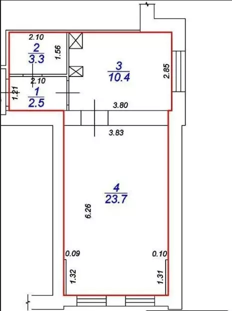 1-комнатная квартира: Тверь, Беляковский переулок, 42 (41 м) - Фото 1