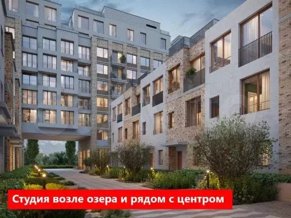 Квартира-студия, 33,7м, 4/8эт. - Фото 0