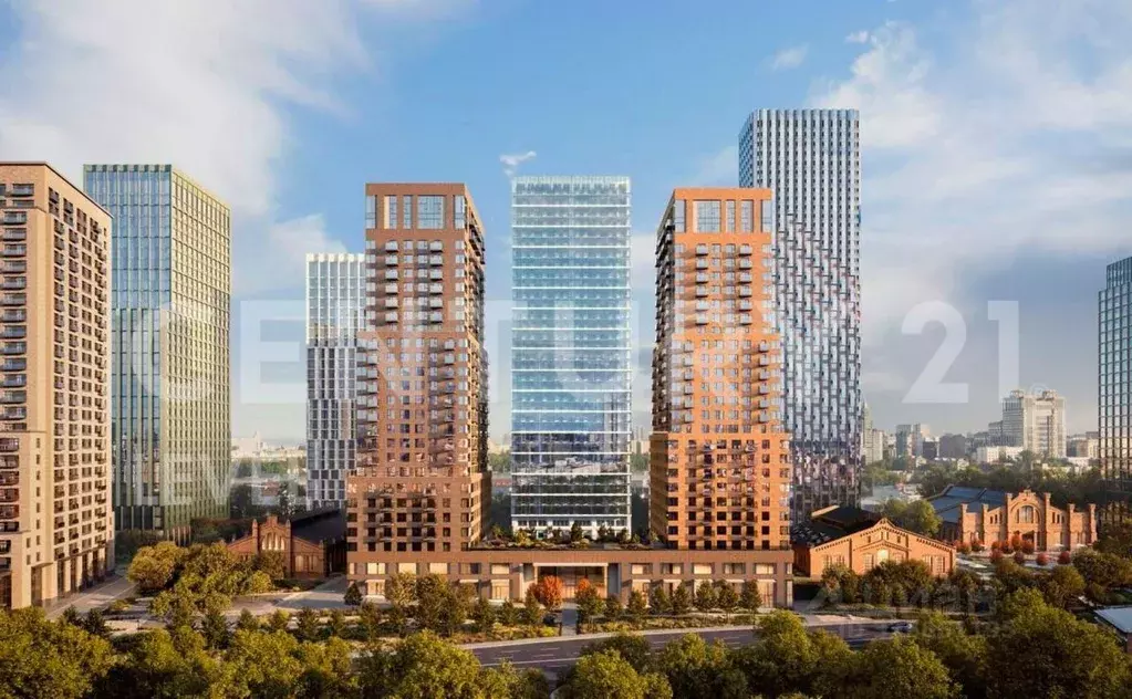 1-к кв. Москва ул. Пресненский Вал, 27к5 (41.21 м) - Фото 1