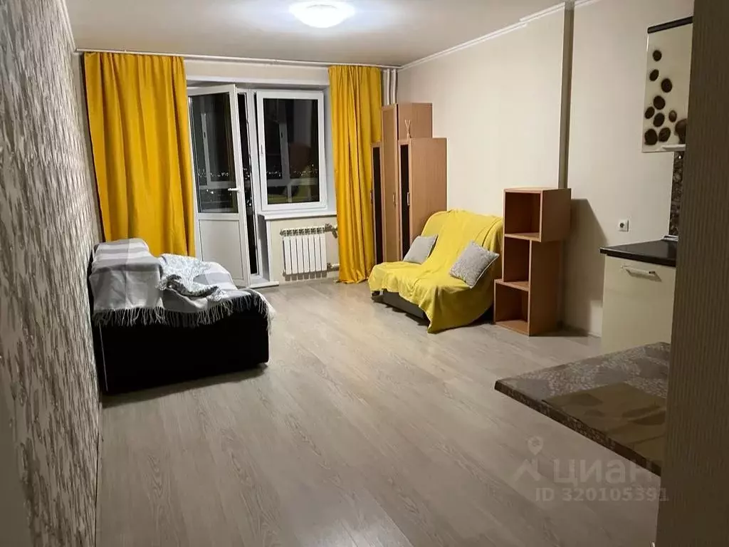 Студия Красноярский край, Красноярск ул. Вильского, 18Ж (35.0 м) - Фото 1