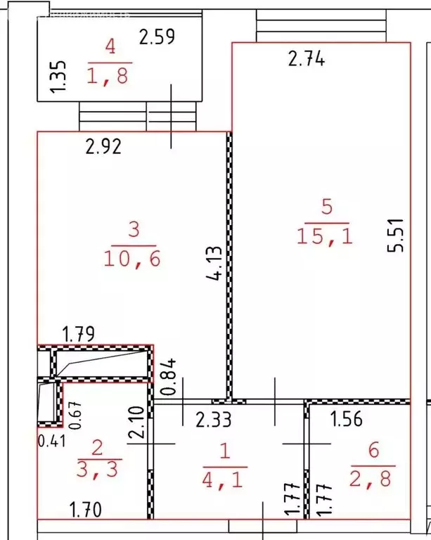 1-комнатная квартира: Люберцы, Хлебозаводской проезд, 1А (36 м) - Фото 1