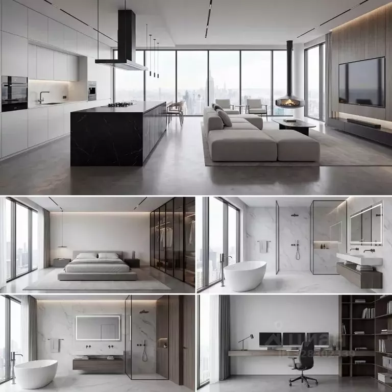 5-к кв. Москва ул. Ефремова, 19к1 (295.0 м) - Фото 1