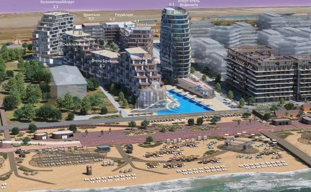 Студия Крым, Сакский район, Лесновское с/пос, с. Прибрежное ул. ... - Фото 1