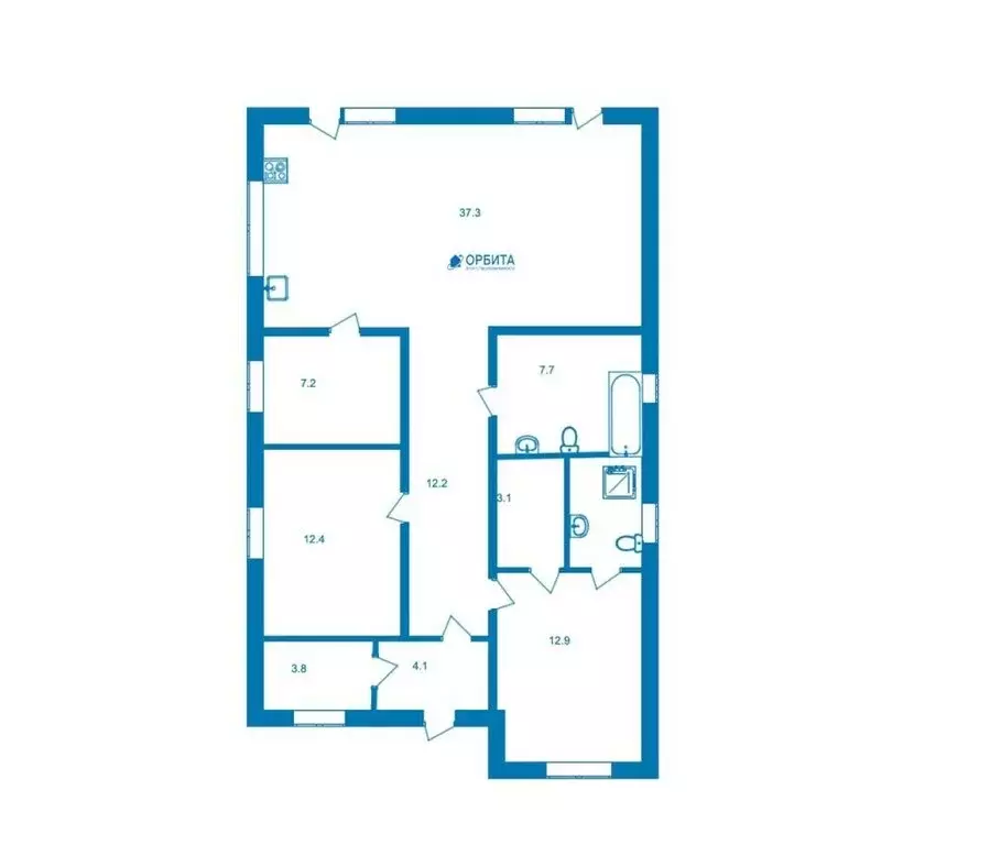 Дом в Тюмень, Чемпионский проезд, 12 (138.8 м) - Фото 1