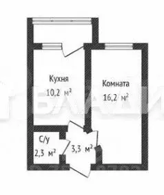 1-к кв. Адыгея, Тахтамукайский район, Старобжегокайское с/пос, Новая ... - Фото 2