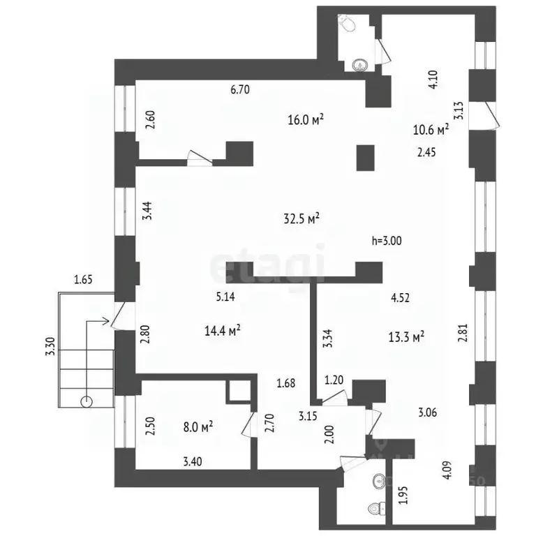 Помещение свободного назначения в Кемеровская область, Новокузнецк ул. ... - Фото 2