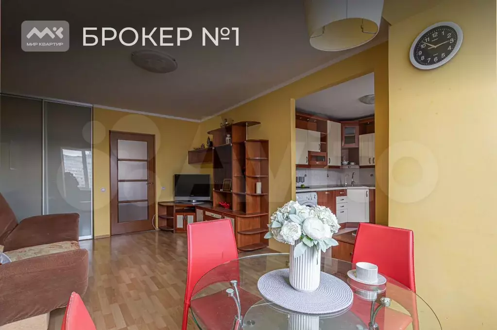 2-к. квартира, 61,6 м, 6/12 эт. - Фото 1