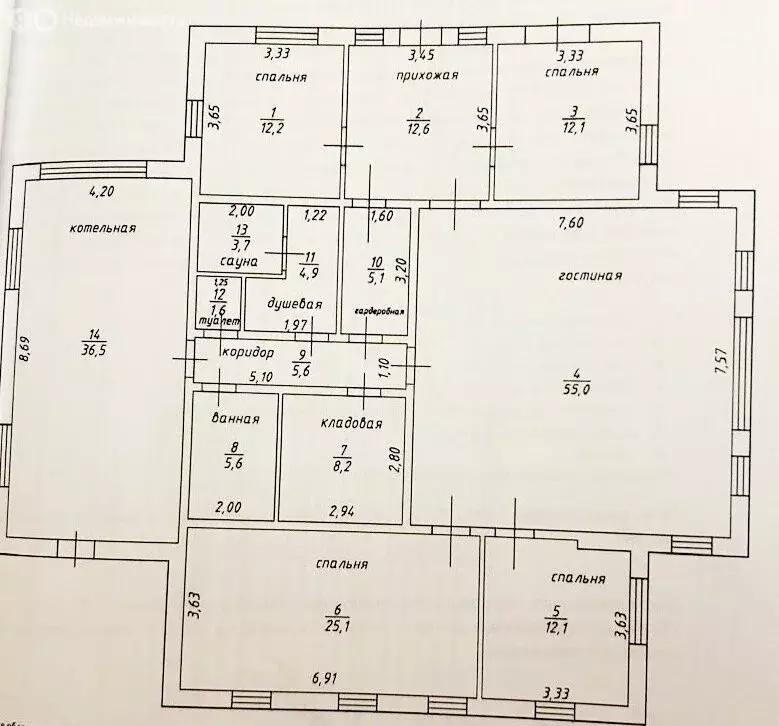 Дом в посёлок Красные Ткачи, Красная улица, 4 (165 м) - Фото 1