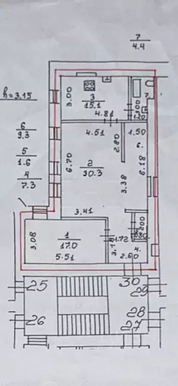 3-к кв. Санкт-Петербург Загородный просп., 12 (86.0 м) - Фото 1