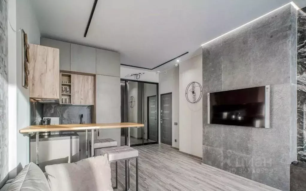 Студия Москва Ленинградский просп., 36с40 (32.0 м) - Фото 1