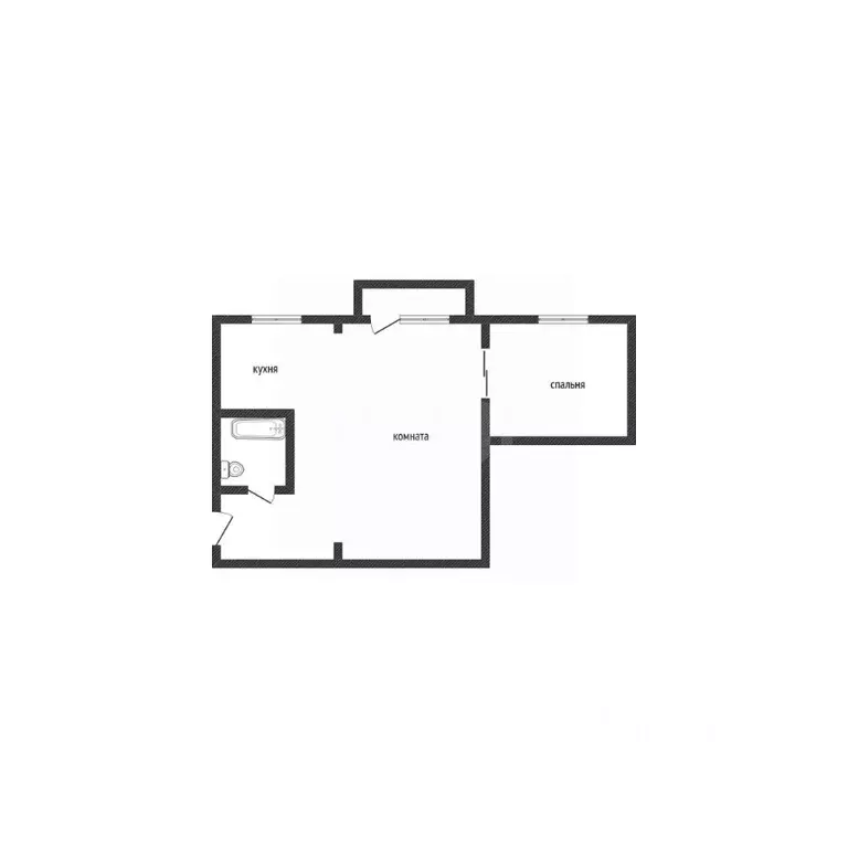 2-к кв. Алтайский край, Бийск пер. Николая Липового, 59/2 (45.4 м) - Фото 1