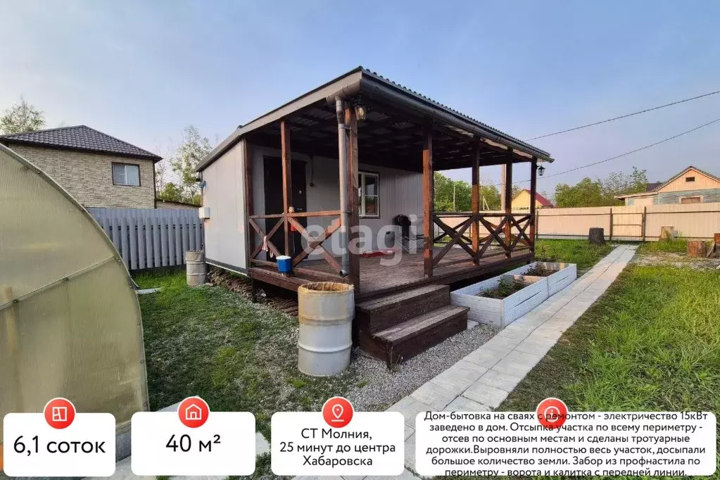 Дом в Хабаровский край, Хабаровск ул. Молния-2, 131А (20 м) - Фото 1