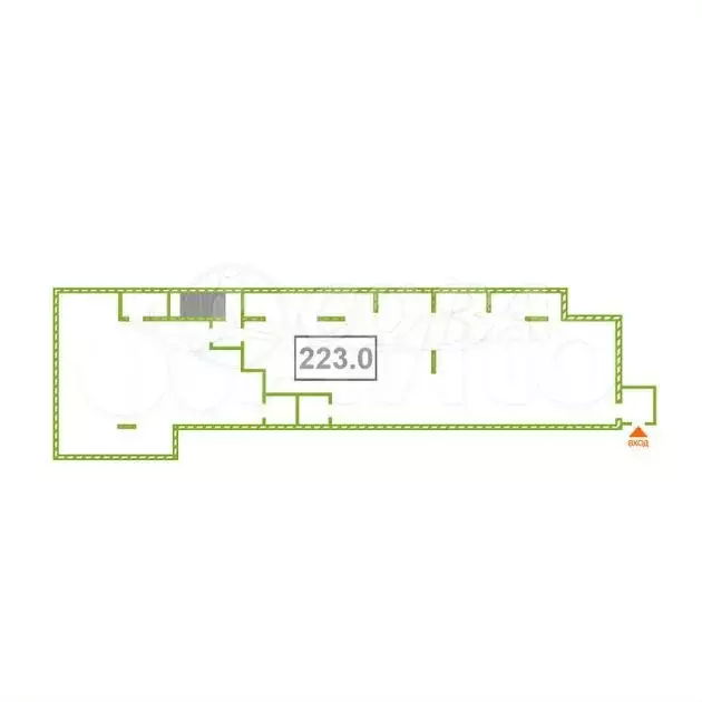 Продам помещение свободного назначения, 223 м - Фото 0