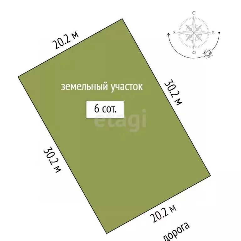 Участок в Тюменская область, Тюменский муниципальный округ, д. ... - Фото 2