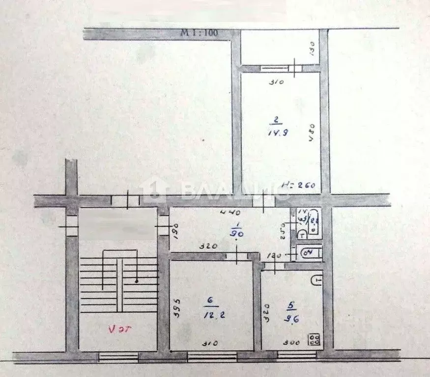 2-к кв. Пензенская область, Городищенский район, Чаадаевка рп ул. ... - Фото 2