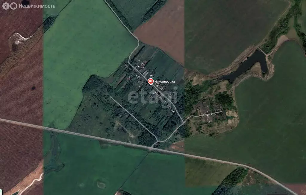 Участок в деревня Никоноровка, Садовая улица (50 м) - Фото 1
