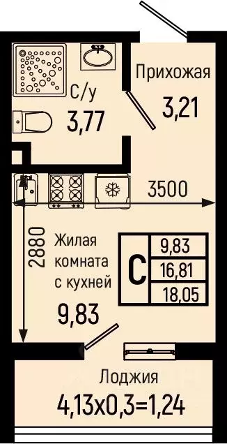 Студия Краснодарский край, Туапсинский муниципальный округ, с. Небуг ... - Фото 0