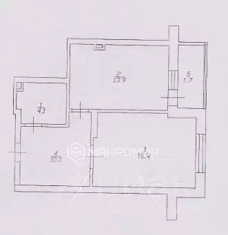1-к кв. Татарстан, Казань ул. Нурихана Фаттаха, 17/4 (44.4 м) - Фото 2