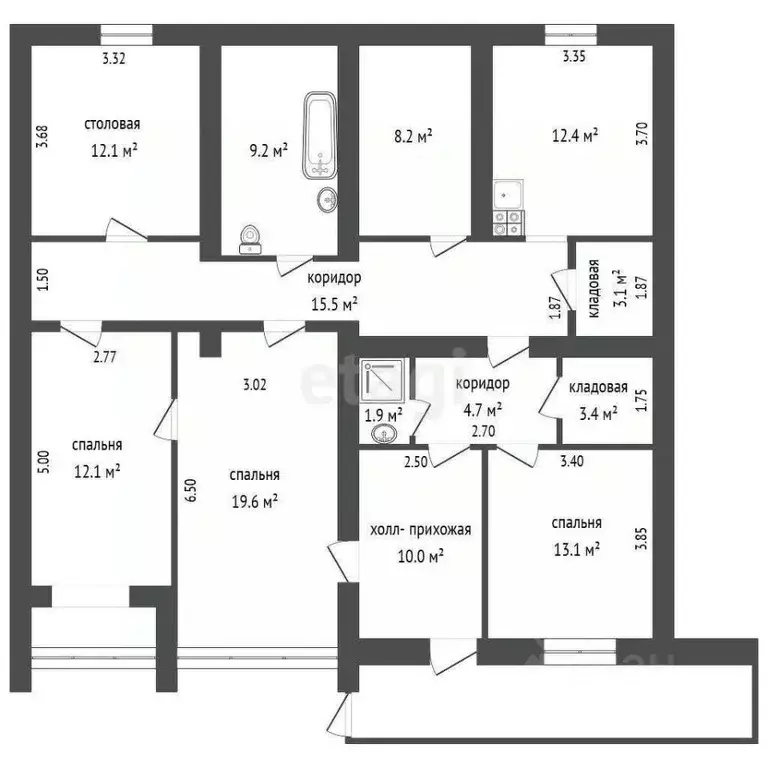 5-к кв. Краснодарский край, Геленджик городской округ, с. Дивноморское ... - Фото 1
