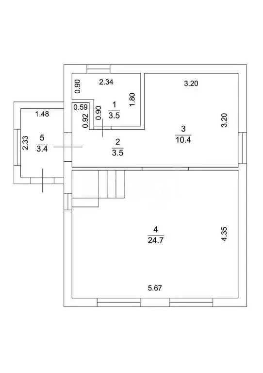 Дом в Казань, СНТ Нагорный (88 м) - Фото 1