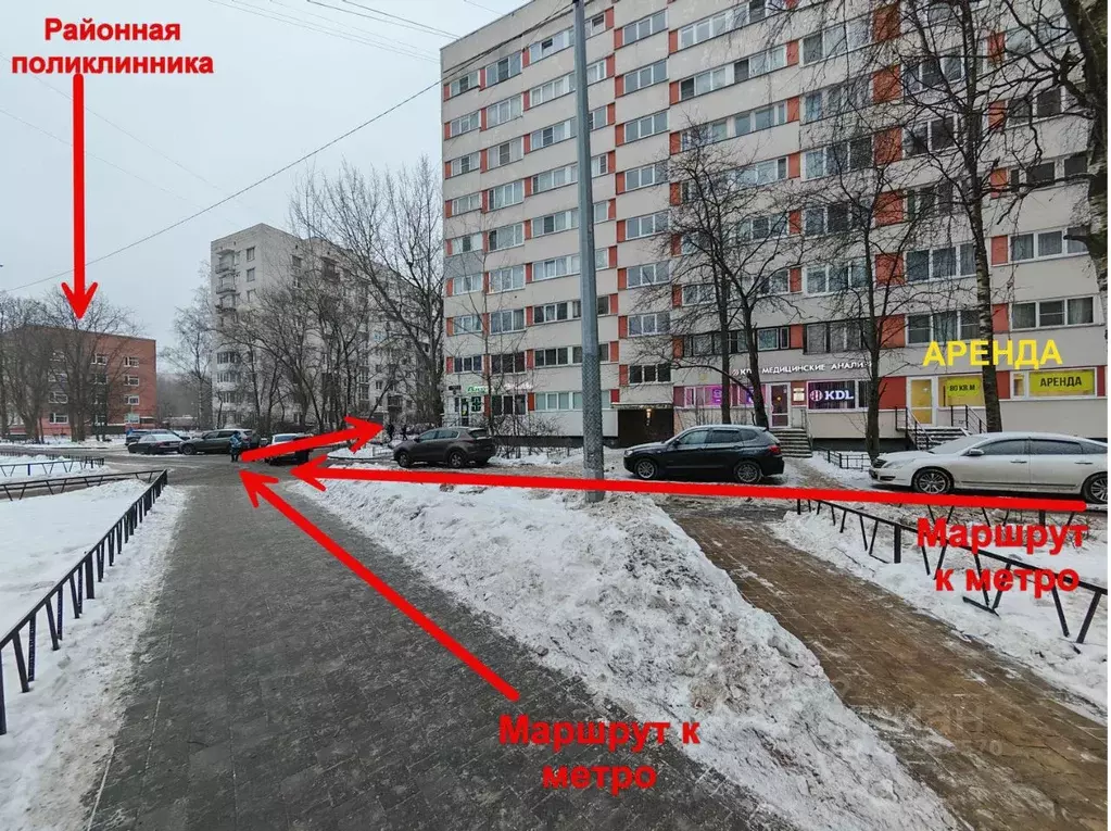 Помещение свободного назначения в Санкт-Петербург Наличная ул., 49 (78 ... - Фото 1