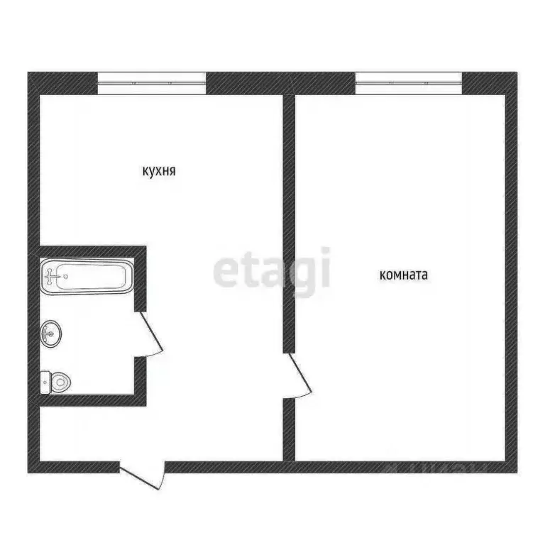 1-к кв. Ленинградская область, Кириши ул. Энергетиков, 20 (20.4 м) - Фото 1