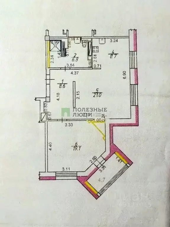 2-к кв. Орловская область, Орел Наугорское ш., 76 (64.2 м) - Фото 2
