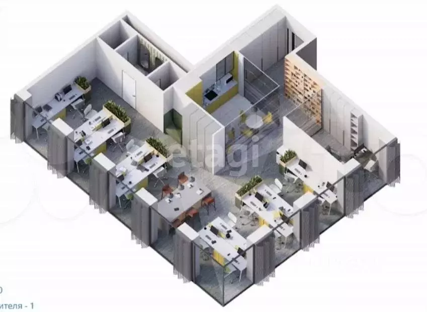 Помещение свободного назначения в Москва Озерная ул., вл42 (123 м) - Фото 2