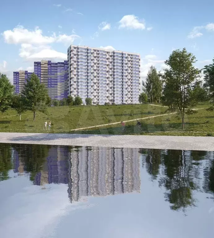Квартира-студия, 25,2 м, 4/19 эт. - Фото 1