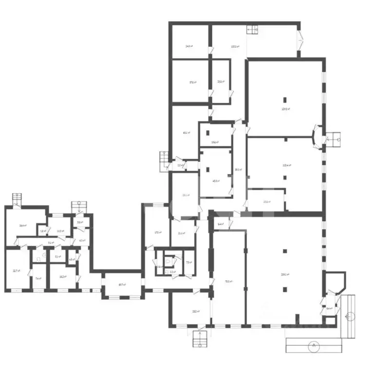 Торговая площадь в Хабаровский край, Комсомольск-на-Амуре просп. ... - Фото 1