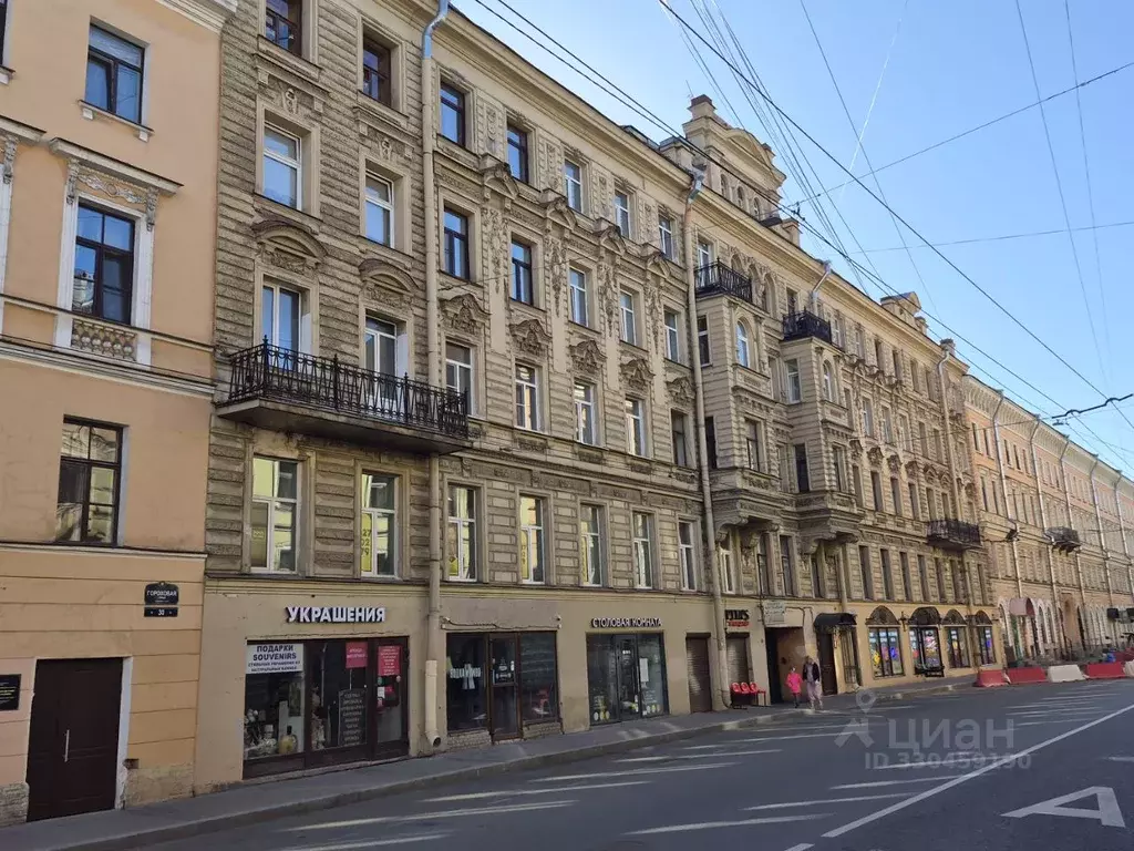 Комната Санкт-Петербург Гороховая ул., 32 (15.0 м) - Фото 1